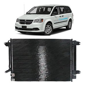 Condensador Dodge Truck Caravan W/dual Ano 1996 Até 2000