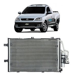Condensador Gm Corsa E Montana 2002 A 2011 Com Filtro
