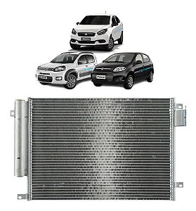 Condensador Fiat Uno Palio Grand Siena - Sistema Valeo. Novo