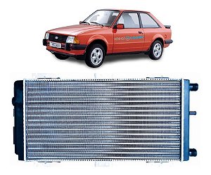 Radiador Ford Escort 1.6 Motor Cht 1984 A 1986 Novo