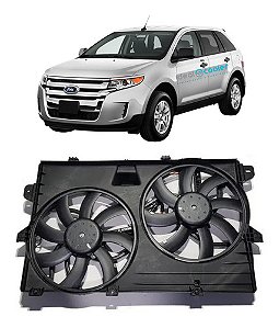 Ventoinha Ford Edge Dupla 3.5 V6 Ano 2008 Em Diante C/módulo