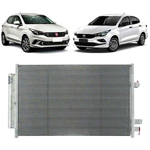 Condensador Fiat Argo Cronos 2018 a 2019 Denso