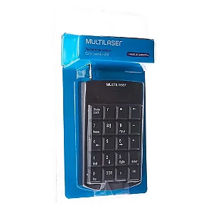 Teclado Numerico Multilaser Com Fio Usb Preto TC229