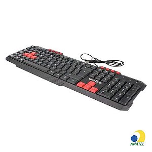Teclado Gamer Usb Com Fio à prova d'água Durawell DW-536 - Dura Well
