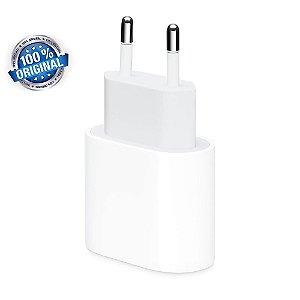 Carregador Apple USB-C de 20W Original Branco-MHJE3ZM/A A2347