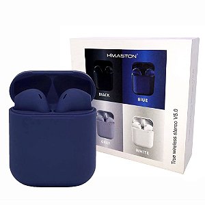 Fones de Ouvido Bluetooth H'MASTON LY-12-Azul Escuro