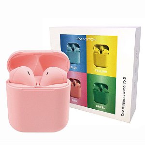 Fones de Ouvido Bluetooth HMASTON LY-12-Rosa