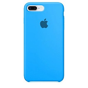 Capa de Silicone para Iphone 7/8 Plus - Azul