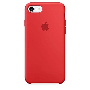 Capa de Silicone para Iphone 7/8 - Vermelho
