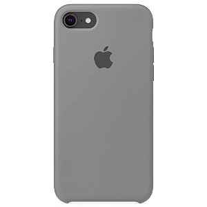 Capa de Silicone para Iphone 7/8 - Cinza