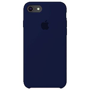 Capa de Silicone para Iphone 7/8 - Azul Marinho