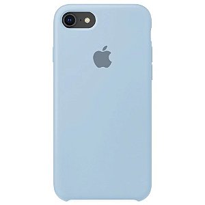 Capa de Silicone para Iphone 7/8 - Azul Bebê