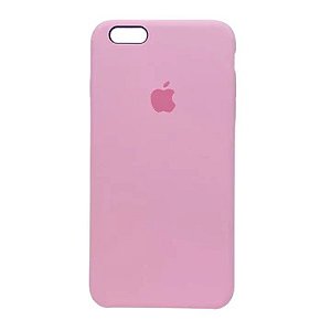 Capa de Silicone para Iphone 6 Plus - Rosa Bebê
