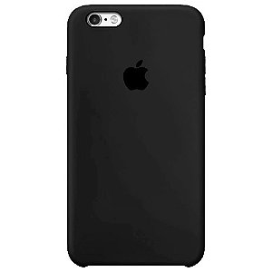Capa de Silicone para Iphone 6 - Preto
