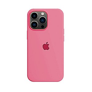 Capa de Silicone para Iphone 14 Pro Max - Rosa Rouge