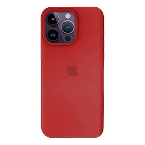 Capa de Silicone para Iphone 14 Pro - Vermelho
