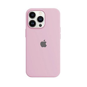 Capa de Silicone para Iphone 13 Pro Max - Rosa Bebê