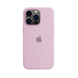 Capa de Silicone para Iphone 13 Pro - Rosa Bebê