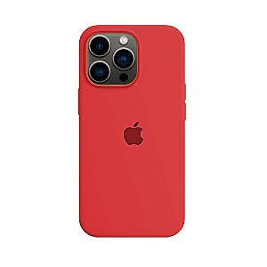 Capa de Silicone para Iphone 13 Pro - Cardeal
