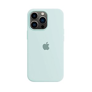 Capa de Silicone para Iphone 13 Pro - Azul Bebê