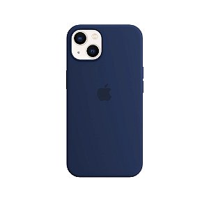 Capa de Silicone para Iphone 13 mini - Azul Marinho