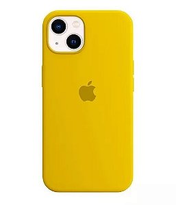 Capa de Silicone para Iphone 13 mini - Amarelo