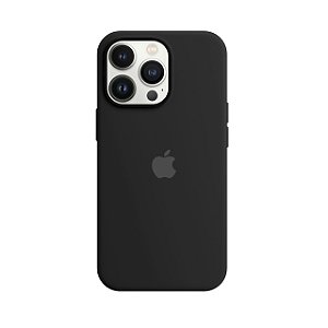 Capa de Silicone para Iphone 12s Pro/13 Pro - Preto