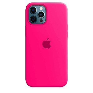 Capa de Silicone para Iphone 12 Pro Max - Rosa Pink