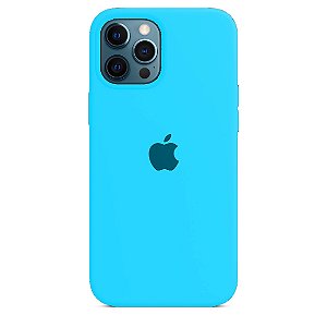 Capa de Silicone para Iphone 12 Pro Max - Azul