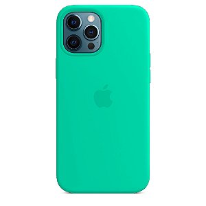 Capa de Silicone para Iphone 12 Pro Max - Água Marinha