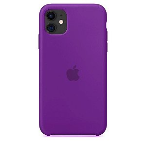 Capa de Silicone para Iphone 12 Mini - Roxo