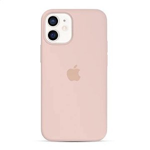 Capa de Silicone para Iphone 12 Mini - Rosa Bebê