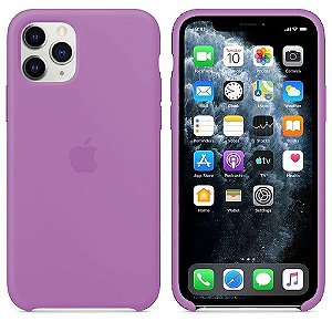 Capa de Silicone para Iphone 11 Pro Max - Lilás