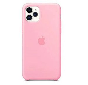 Capa de Silicone para Iphone 11 Pro - Rosa Bebê