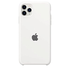 Capa de Silicone para Iphone 11 Pro - Branco
