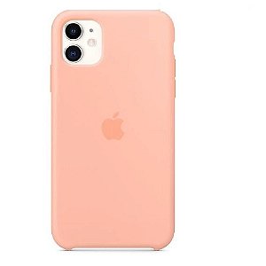 Capa de Silicone para Iphone 11 - Salmão