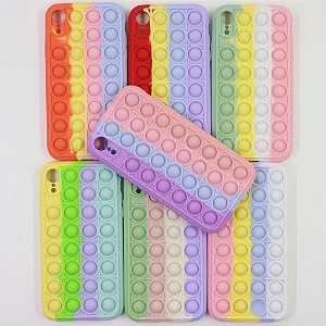 Capa de Silicone para Iphone  XR - Pop It Anti Stress