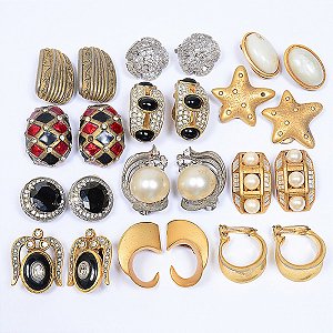 Brinco Femenina Com Pedras, Perola BC-7