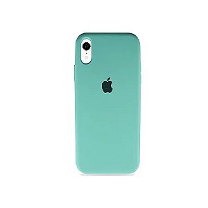 Capa de Silicone para Iphone XR - Verde Pastel