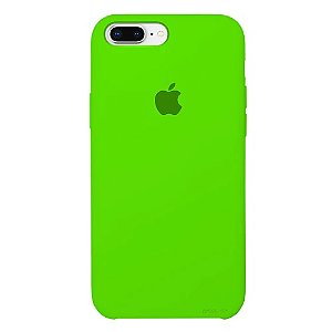 Capa de Silicone para Iphone 7/8 Plus - Verde Neon