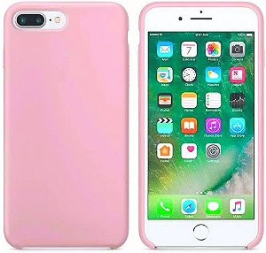 Capa de Silicone para Iphone 7/8 Plus - Rosa Claro