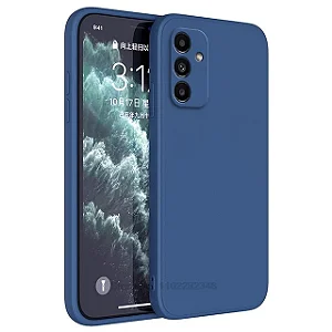 Capa de Silicone para Samsung M13 4G-Azul Marinho