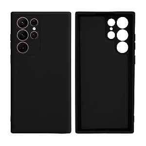 Capa de Silicone para Samsung S22 Utra - Preta