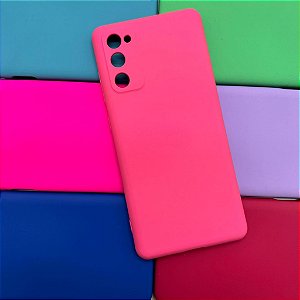 Capa de Silicone para Samsung S20 FE - Rosa Pink