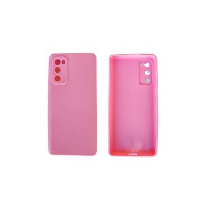 Capa de Silicone para Samsung S20 FE - Rosa Bebê