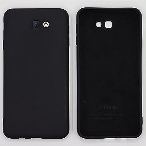 Capa de Silicone para Samsung J7 Prime - Preto