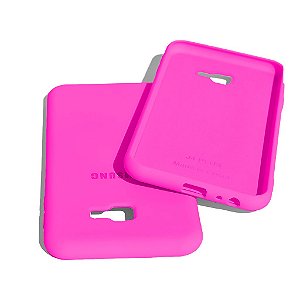 Capa de Silicone para Samsung J4 Plus - Rosa Pink