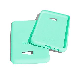 Capa de Silicone para Samsung J4 Plus - Azul Claro