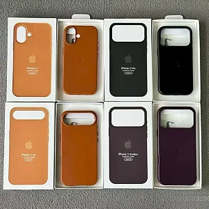 Capa De Couro MagSafe Oficial Para IPhone 1540