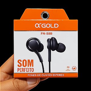 Fone De Ouvido Estéreo Gold FN-S8B